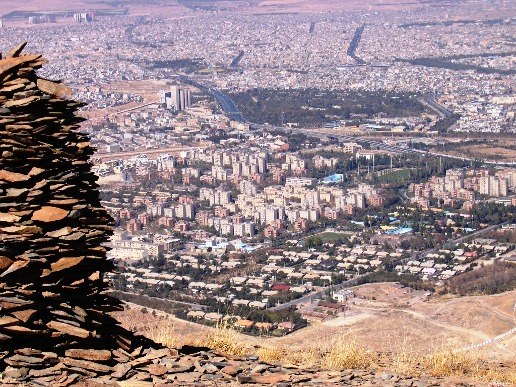 <strong>تصویری هوایی از شهر اراک</strong>