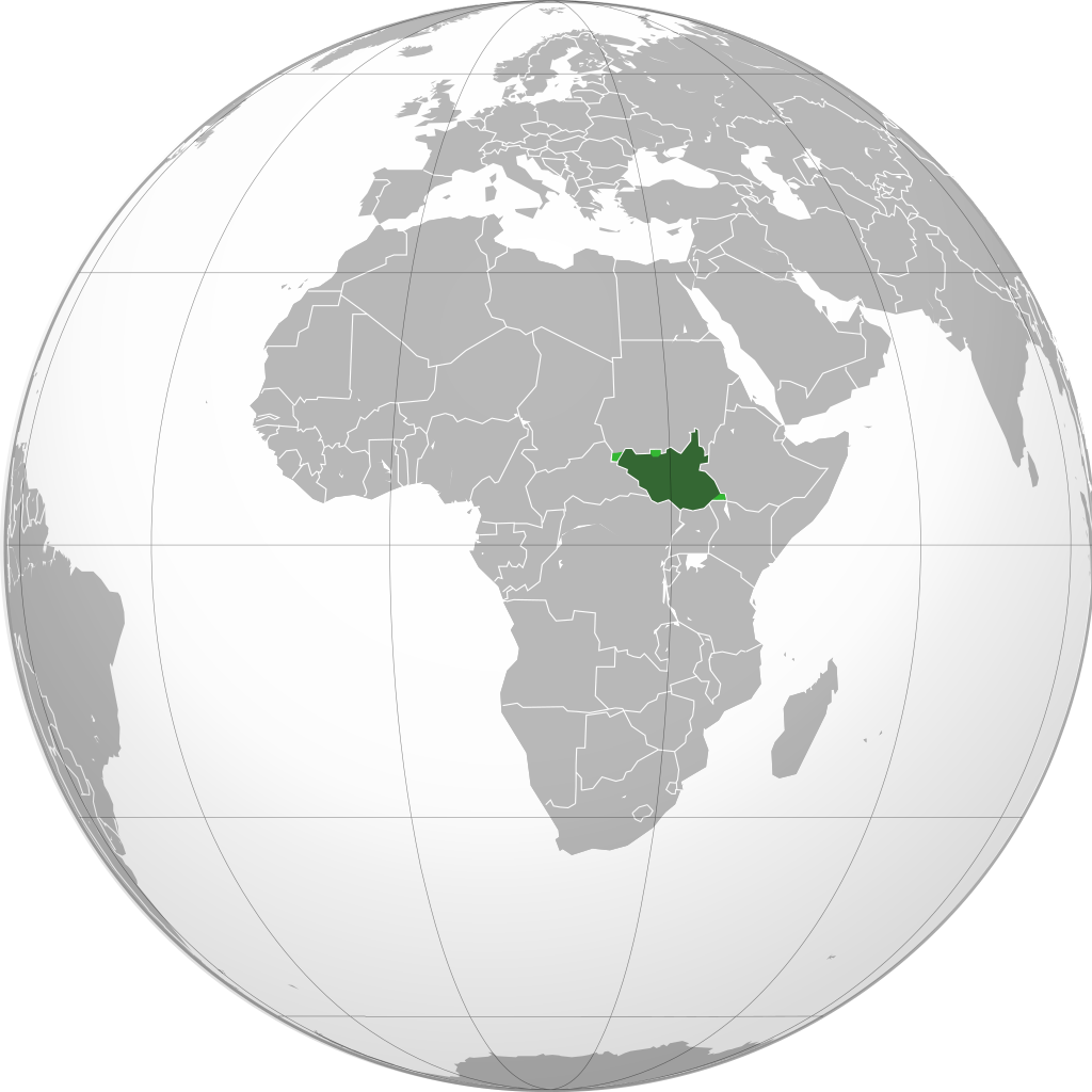 موقعیت سودان جنوبی