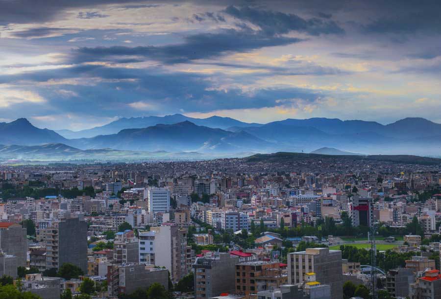 تصویری هوایی از [[شهر ارومیه