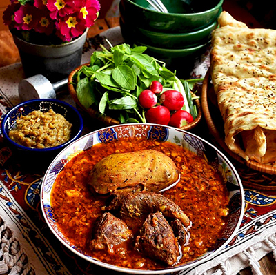 آبگوشت غذای سنتی ایرانی