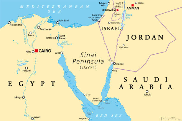 موقعیت جغرافیایی کانال سوئز