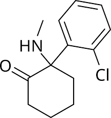 ساختار شیمیایی کتامین