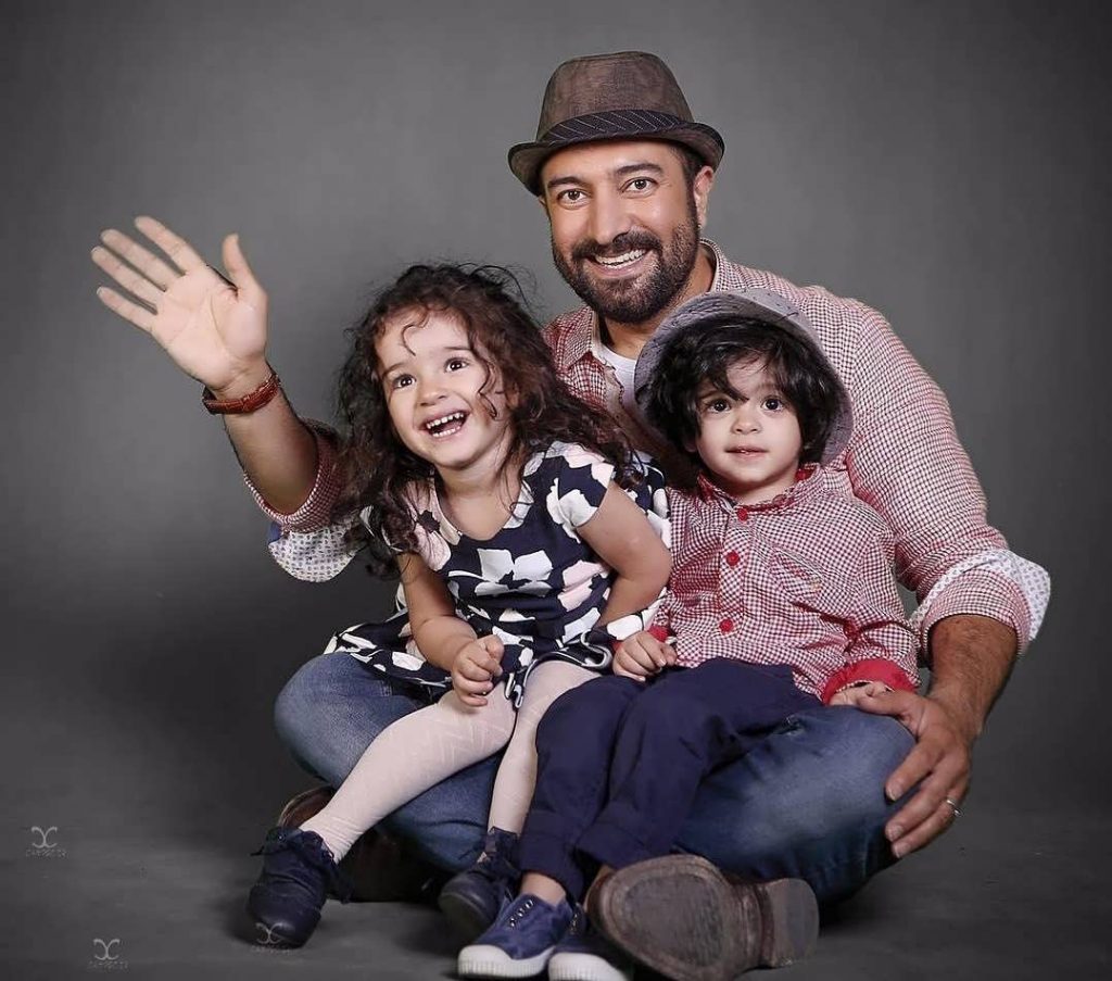 مجید صالحی و فرزندانش