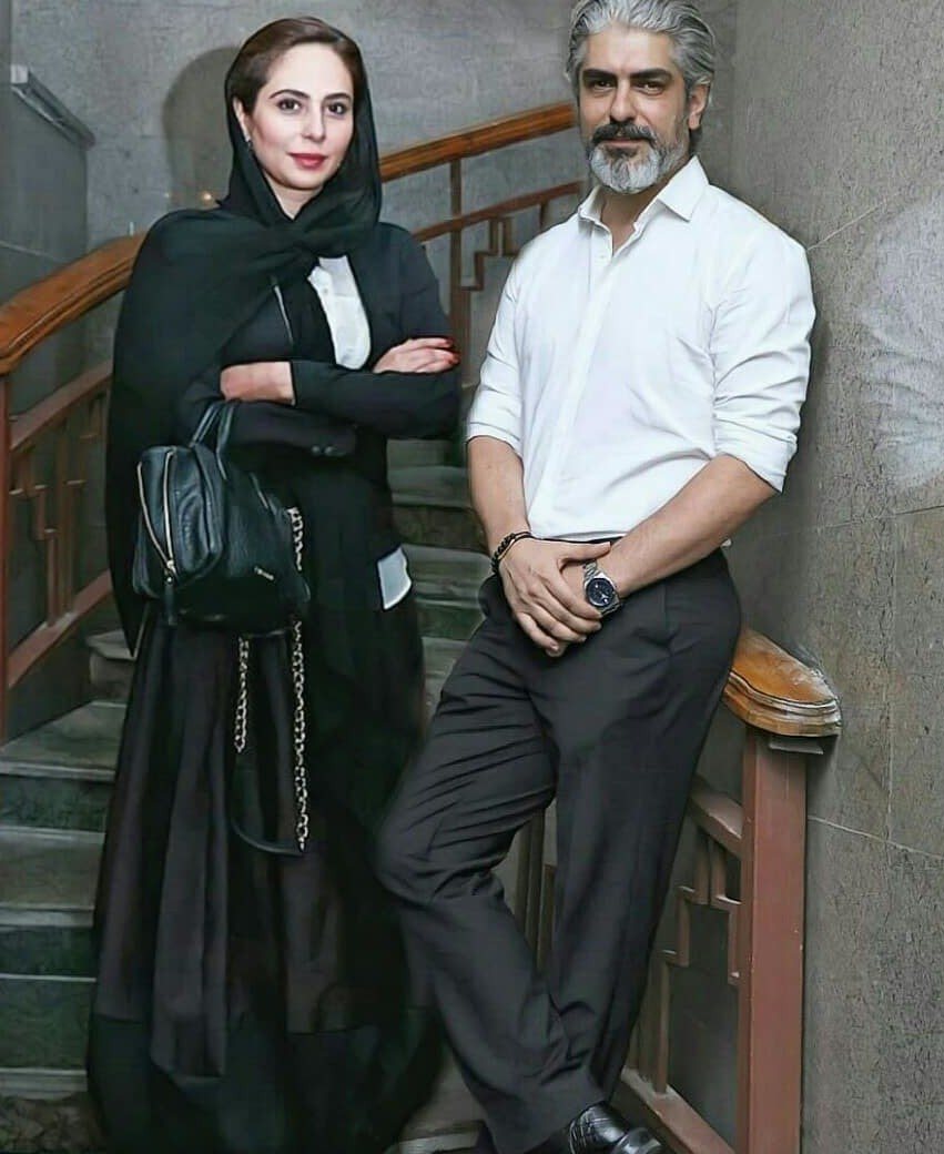 مهدی پاکدل و همسرش رعنا آزادی‌ور