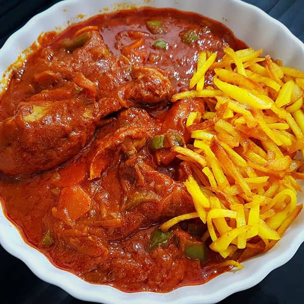 خورش مرغ