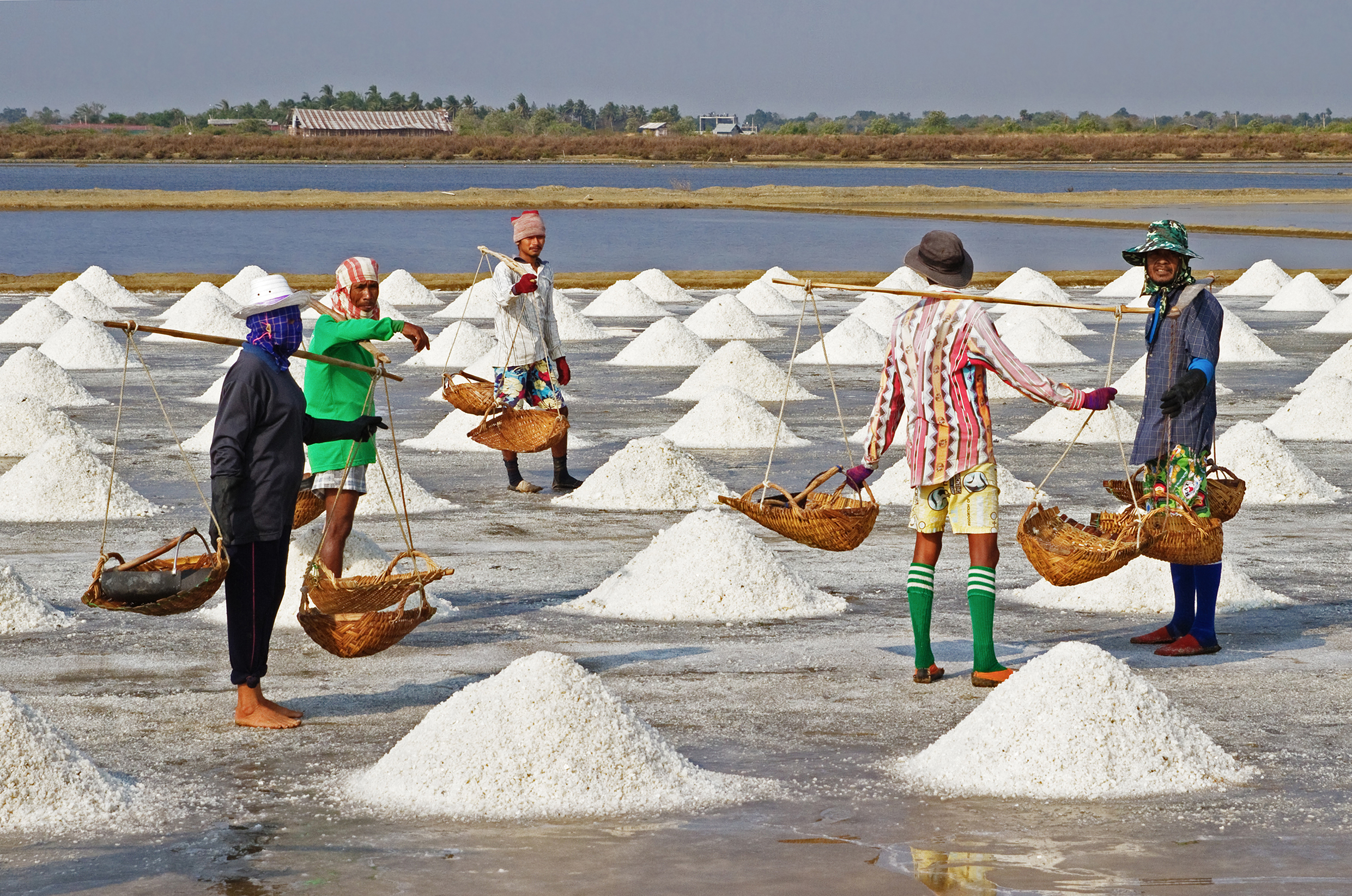 <strong>استخراج نمک از دریاچه های نمک</strong>