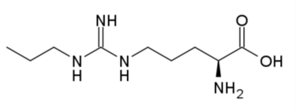 ساختار شیمیایی آرژینین (Arginine)