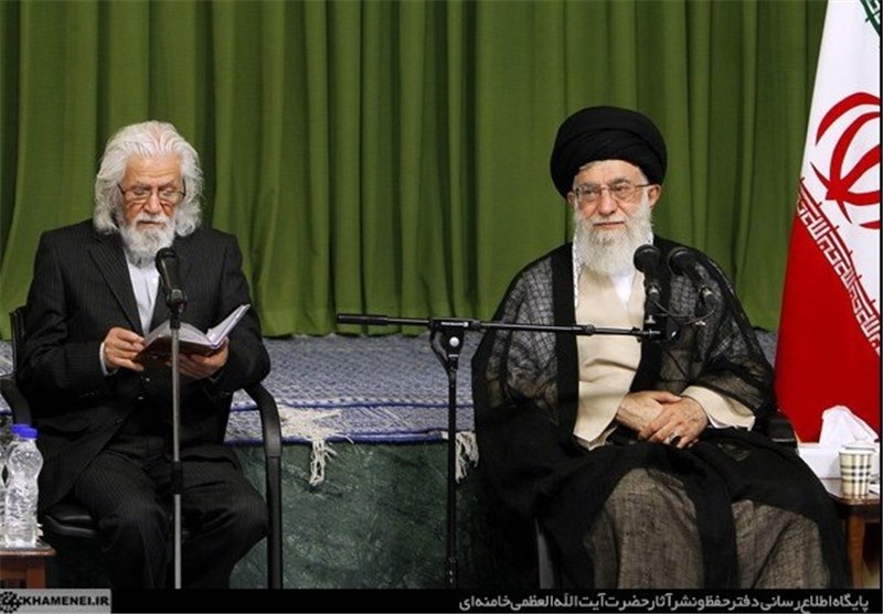 <strong>حمید سبزواری در دیدار شاعران با رهبری</strong>