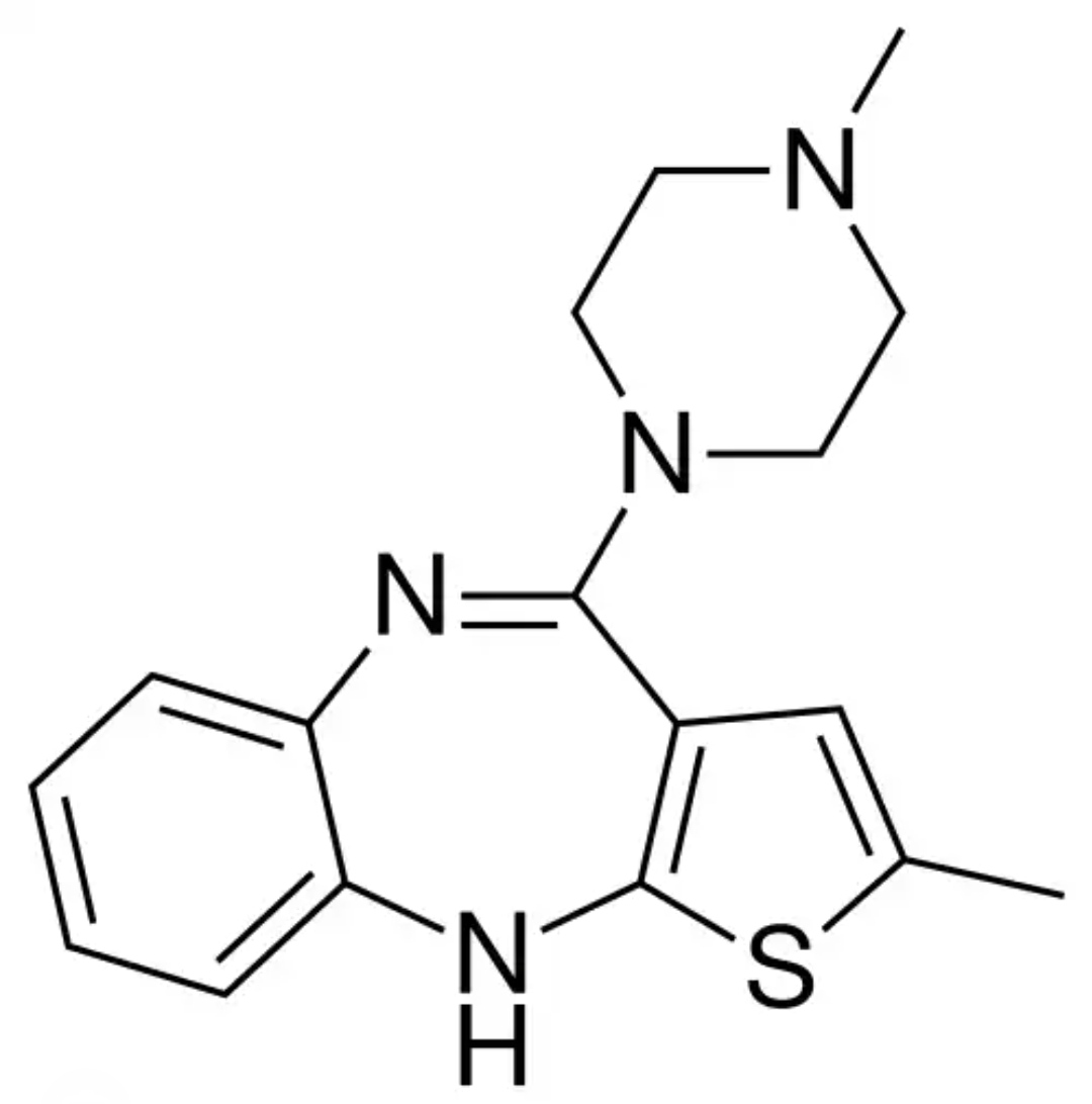 ساختار شیمیایی الانزاپین