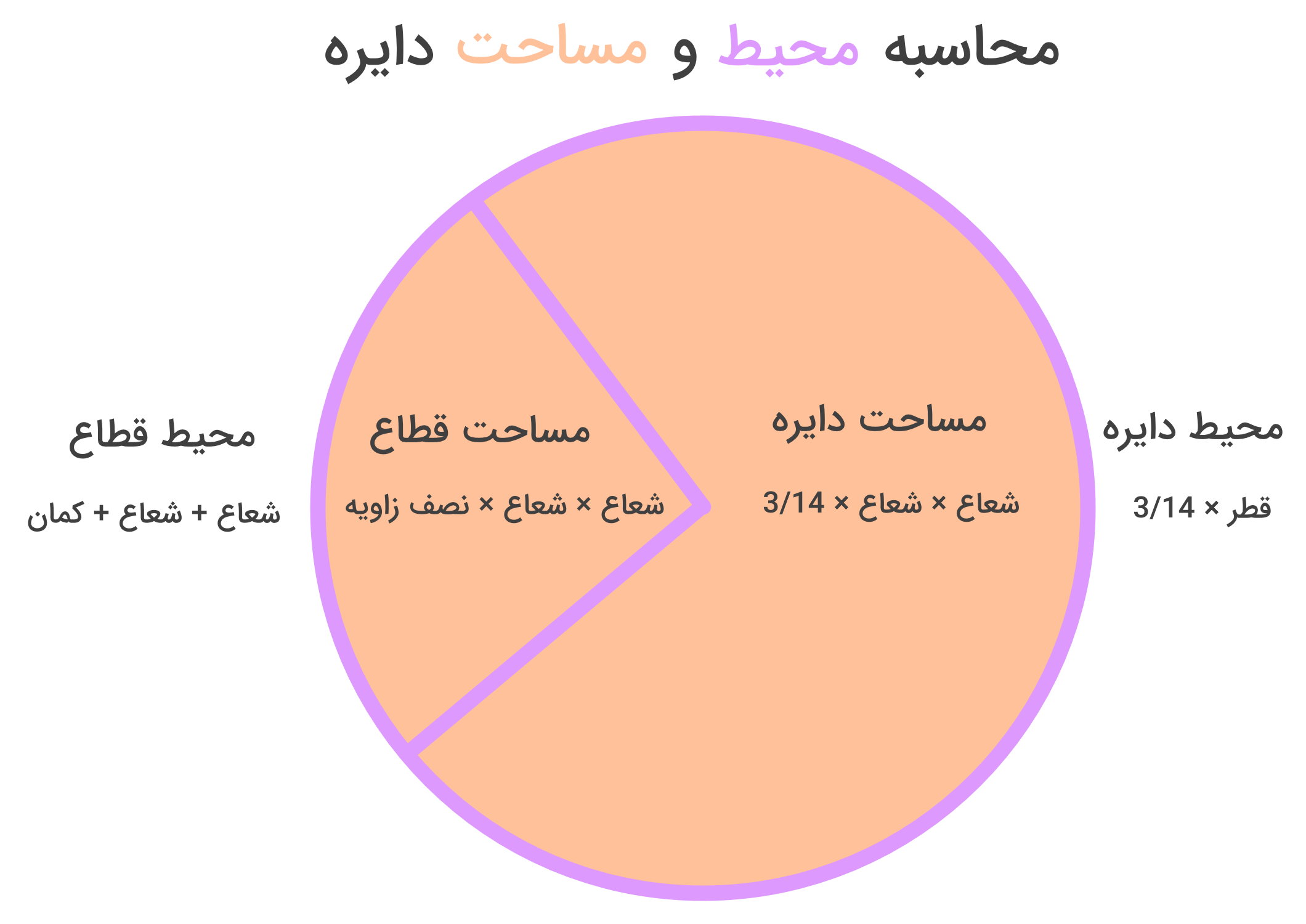 شکل دایره