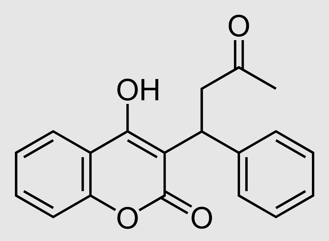 ساختار شیمیایی وارفارین