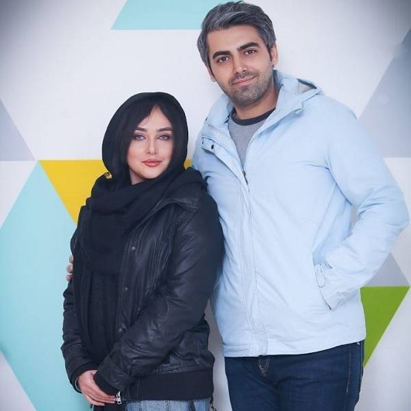 محمدرضا رهبری و همسرش ندا دیبا
