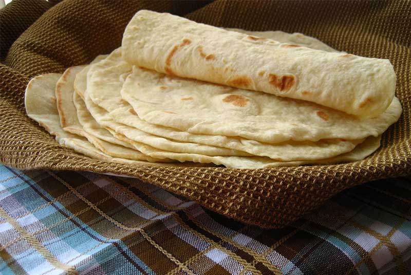 نان لواش محلی