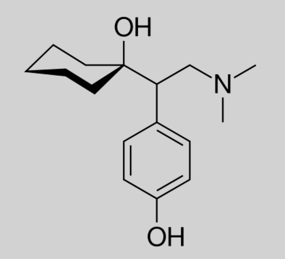 ساختار شیمیایی دزونلافاکسین