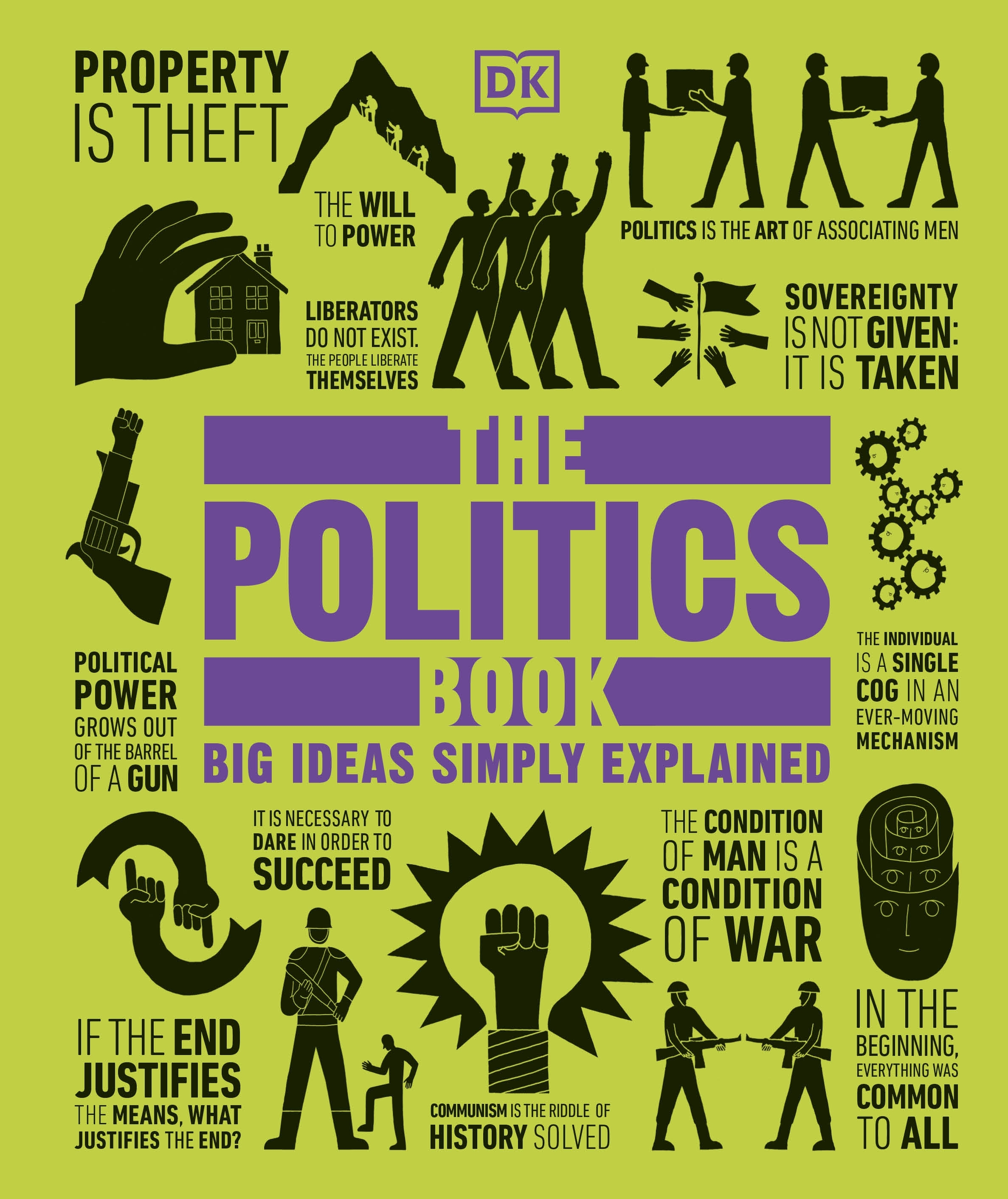 کتاب The Politics Book اثر Kate Johnsen. از فلاسفه باستانی و [[قرون وسطی