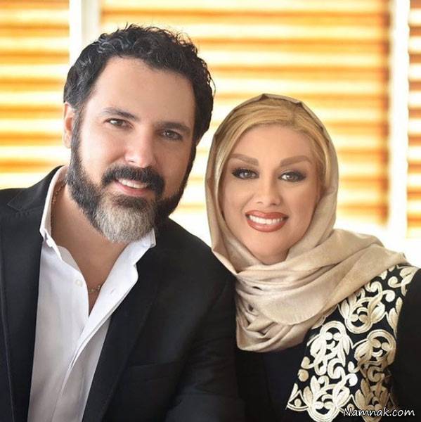 کورش تهامی و همسرش (پونه یزدانی)