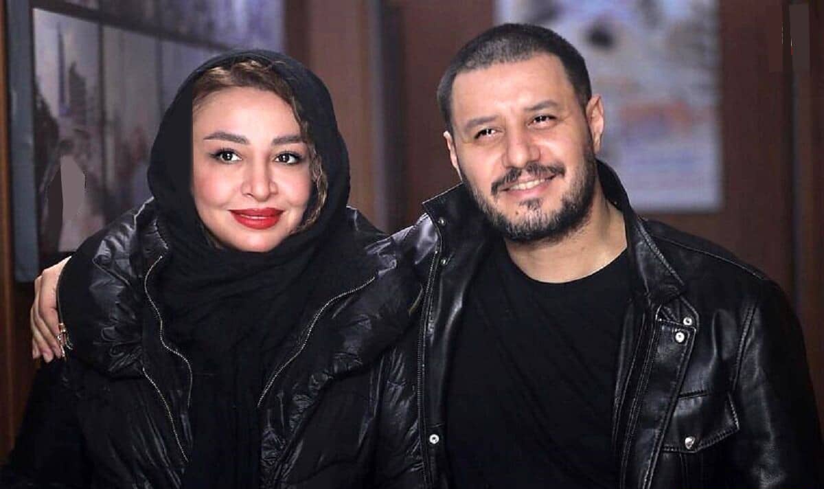 جواد عزتی و همسرش مه‌لقا باقری
