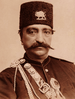 <strong>پرتره ناصرالدین شاه قاجار</strong>