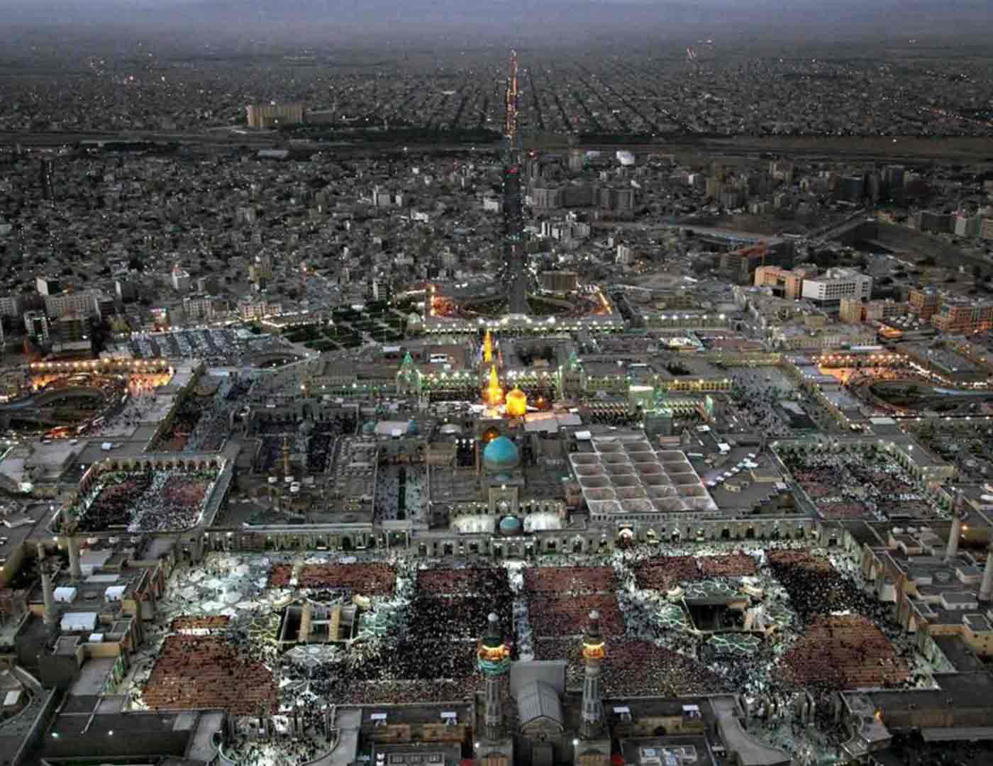 <strong>تصویر هوایی از شهر مشهد</strong>