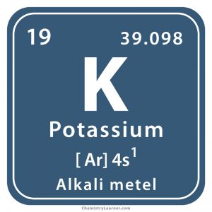 <strong>نماد پتاسیم</strong>