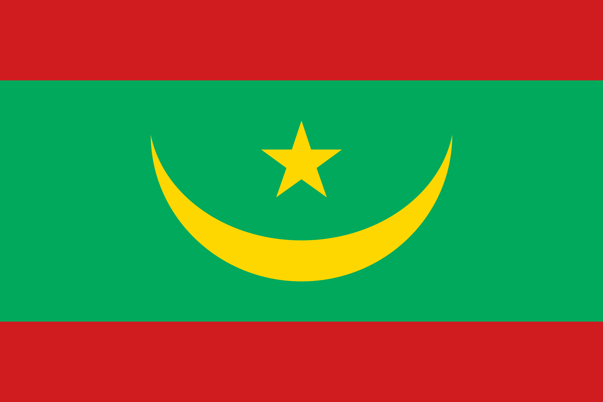 پرچم موریتانی