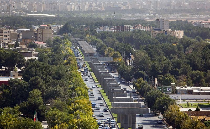 <strong>تصویری هوایی از شهر کرمانشاه</strong>