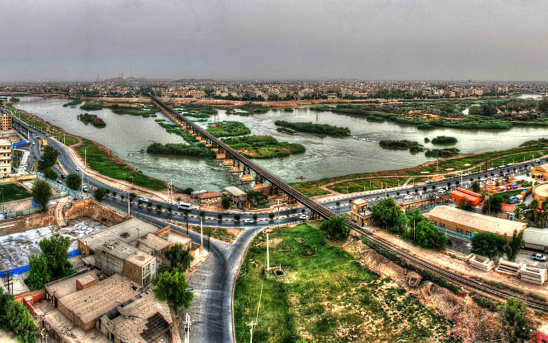 <strong>تصویری هوایی از شهر اهواز</strong>