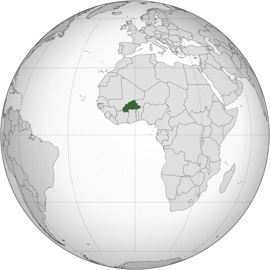 موقعیت بورکینافاسو