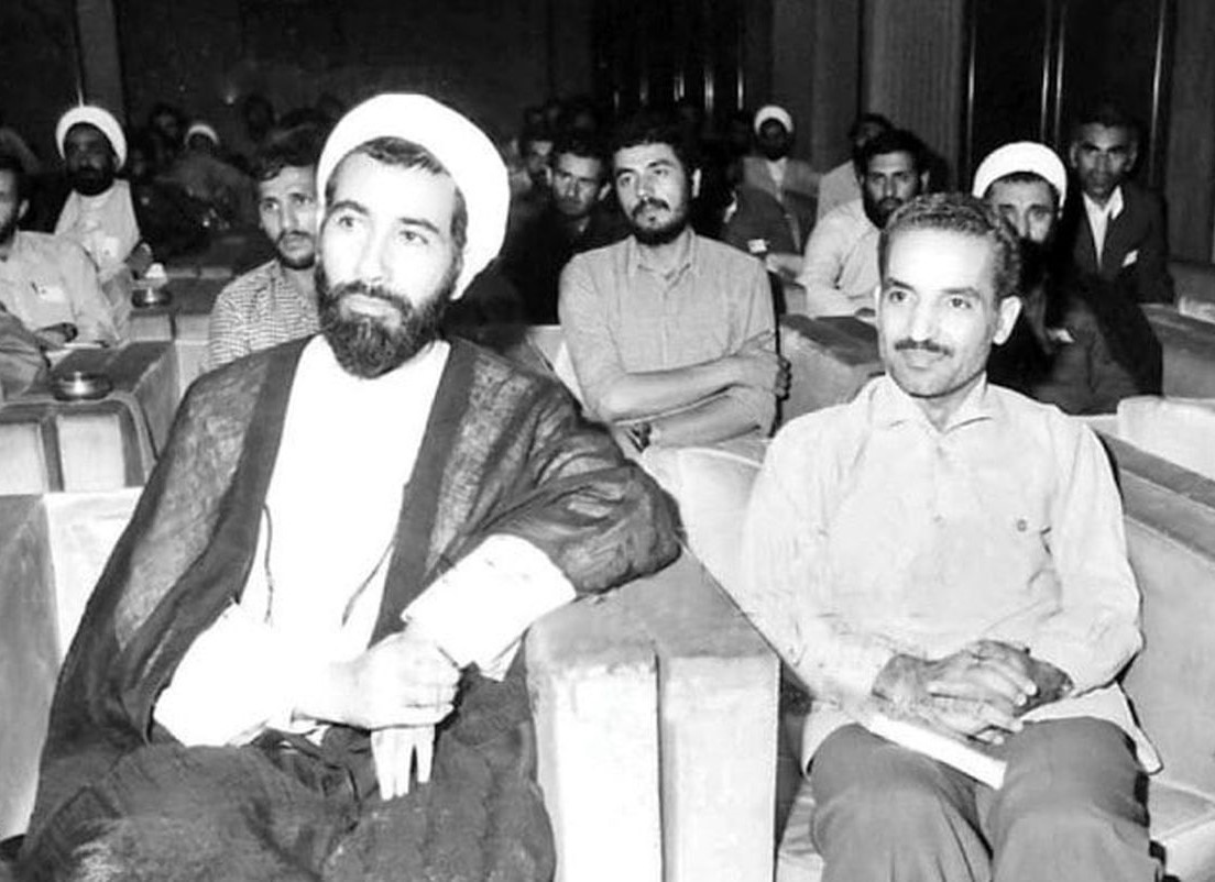 <strong>شهید محمد علی رجایی(راست ) و شهید محمد جواد باهنر(چپ)</strong>