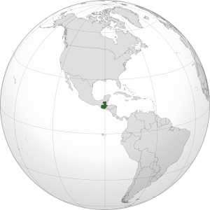 موقعیت گواتمالا در قاره امریکا
