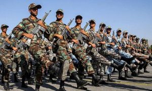 رژه نظامی سربازان جمهوری اسلامی ایران