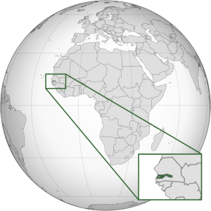 موقعیت جغرافیایی گامبیا