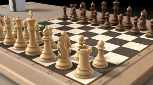 تصویری از صفحه شطرنج و مهره های آن