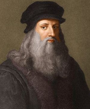 نقاشی چهره لئوناردو داوینچی
