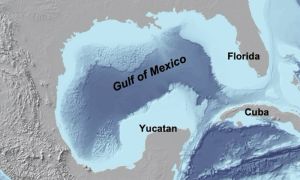 موقعیت جغرافیایی خلیج مکزیک