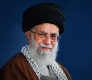 پرتره سید علی حسینی خامنه دومین رهبر جمهوری اسلامی ایران.jpg