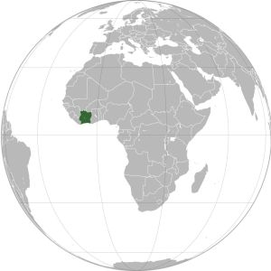 موقعیت ساحل عاج