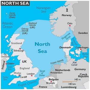 موقعیت جغرافیایی دریای شمال