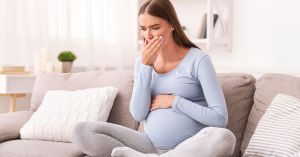 تصویری از حالت تهوع در بارداری