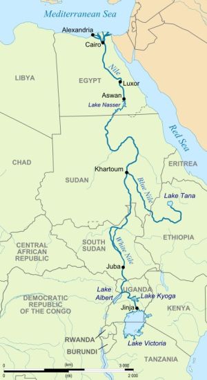 نقشه رود نیل