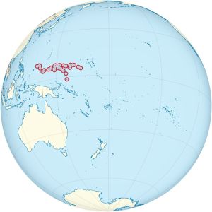 موقعیت جغرافیایی ایالات فدرال میکرونزی