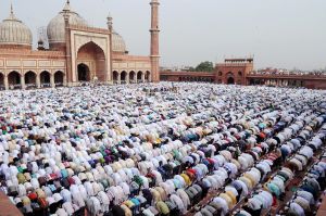 برگذاری نماز جمعه در مسجد جامع دهلی