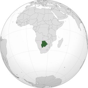 موقعیت بوتسوانا