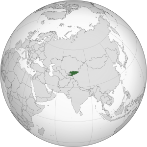 موقعیت قرقیزستان